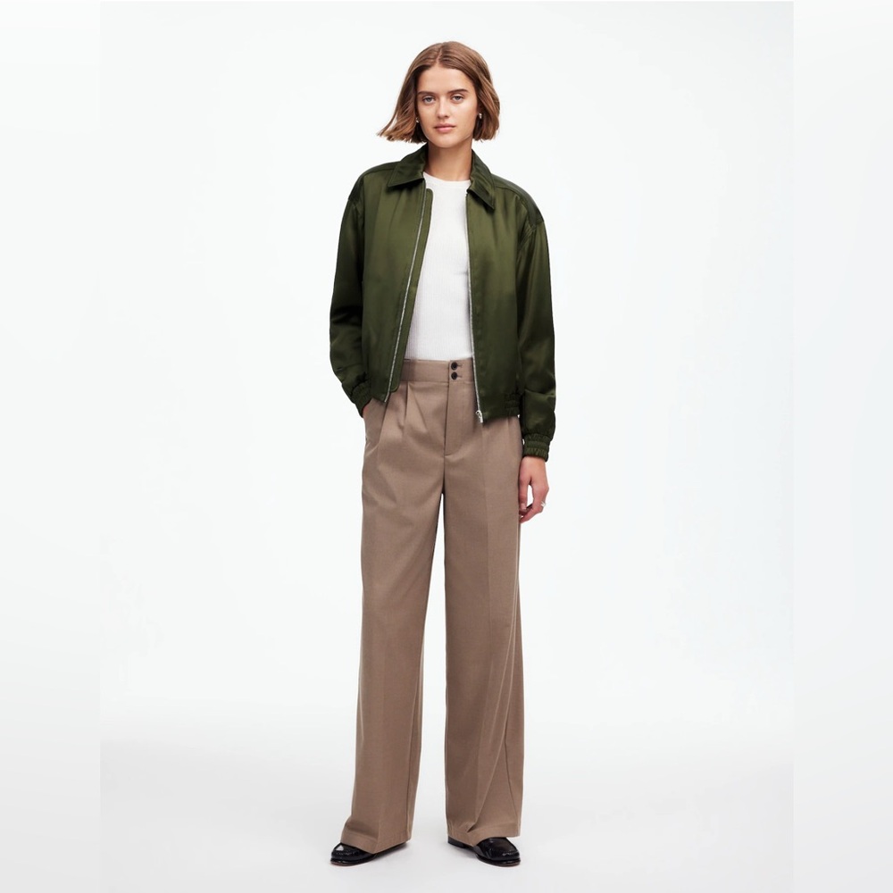 Madewell Olive Green Bomber Jacket